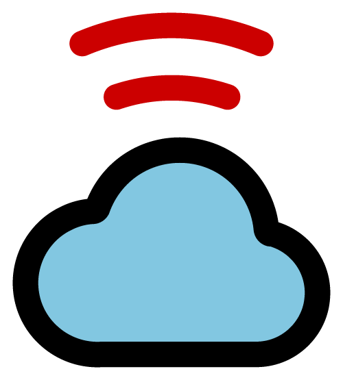 Cloud connectivity icon