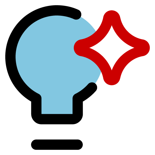 From idea to innovation icon